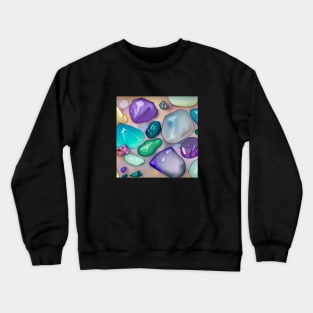 Polished Rocks / Rocks / Sea Glass Crewneck Sweatshirt